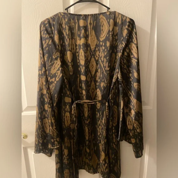 green emerald velvet dress Japanese Kimono Dress - Women Elegant Kimono